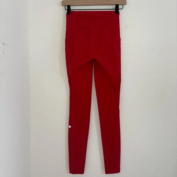 Lululemon Swift Speed High-Rise Tights leggings in red size 2 - Picture 12 of 15
